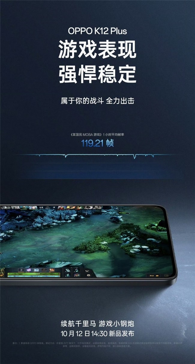 性能小钢炮OPPO K12 Plus搭载第三代骁龙7，带来同档最强游戏体验